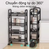 Xe đẩy Spa sắt đa năng, bánh xe 360 độ, kệ 2-4 tầng, mắt lưới - Giá chỉ 179.000₫ 3