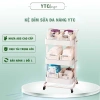 Xe Đẩy Spa YTC 3 Tầng - Kệ Bỉm Sữa, Bánh Xe Đa Năng, Giá Ưu Đãi 69.000₫