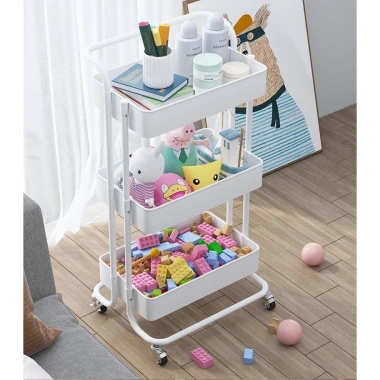 Xe Đẩy Spa YTC 3 Tầng - Kệ Bỉm Sữa, Bánh Xe Đa Năng, Giá Ưu Đãi 69.000₫ 8