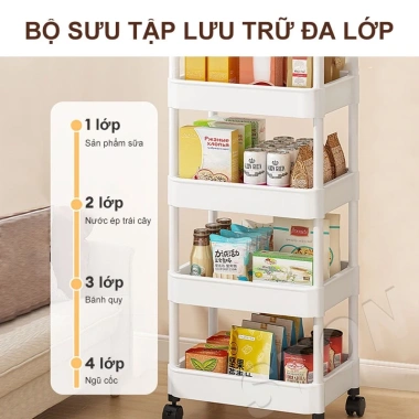 Xe đẩy STON đa năng kệ nhựa lớn có bánh xe tay vịn dùng phòng tắm chỉ 99.000 3 Xe đẩy STON đa năng kệ nhựa lớn có bánh xe tay vịn dùng phòng tắm chỉ 99.000 3