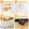 Xe đẩy STON đa năng kệ nhựa lớn có bánh xe tay vịn dùng phòng tắm chỉ 99.000 4