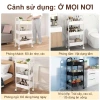 Xe đẩy STON đa năng kệ nhựa lớn có bánh xe tay vịn dùng phòng tắm chỉ 99.000 8