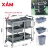 Xe Đẩy Thu Gom Chén Dĩa & Thức Ăn Thừa - Freeship, Giá Giảm 1.22 Triệu, Tiện Lợi, Vệ Sinh An Toàn 10