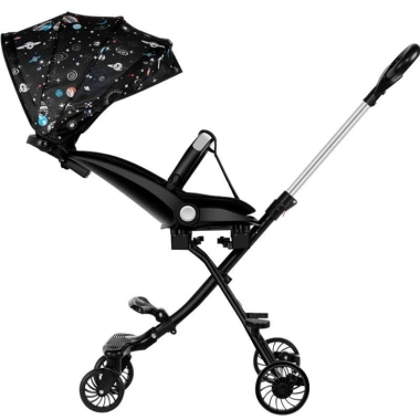 Xe Đẩy Trẻ Em Đảo Chiều M8-M9 Gấp Gọn, Tặng Đệm và Mái Che - Giá ưu đãi 459k