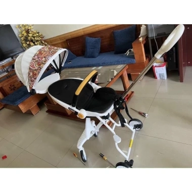 Xe Đẩy Trẻ Em Đảo Chiều M8-M9 Gấp Gọn, Tặng Đệm và Mái Che - Giá ưu đãi 459k
