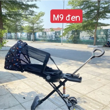 Xe Đẩy Trẻ Em Đảo Chiều M8-M9 Gấp Gọn, Tặng Đệm và Mái Che - Giá ưu đãi 459k