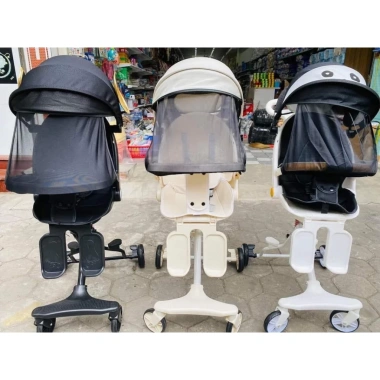 Xe Đẩy Trẻ Em Gấp Gọn M8-M9 2 Chiều 2 Tư Thế Cao Cấp - Kèm Đệm và Mái Che, Giảm Giá 20%