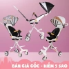 Xe đẩy trẻ em gấp gọn M8-M9 đảo 2 chiều 2 tư thế cao cấp, tặng đệm và mái che, chỉ 139.000₫ 10