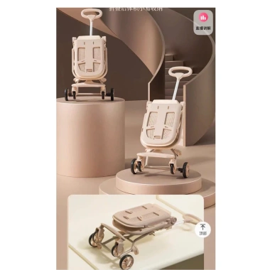 Xe Đẩy Trẻ Em M10 Gấp Gọn, Ngả Lưng 175°, Đảo Chiều 360° và Bàn Ăn Dặm - 779.000đ 3