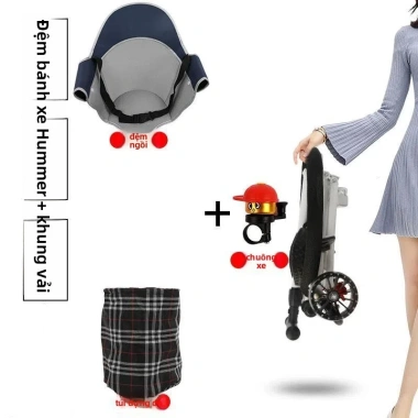 Xe đẩy trẻ em nhẹ gập gọn, phù hợp 1‑6 tuổi, du lịch di động, giá ưu đãi 981.400₫ 10 Xe đẩy trẻ em nhẹ gập gọn, phù hợp 1‑6 tuổi, du lịch di động, giá ưu đãi 981.400₫ 10
