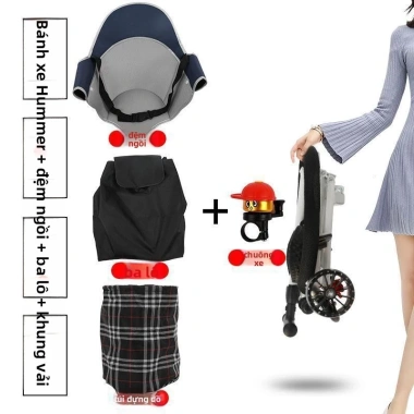 Xe đẩy trẻ em nhẹ gập gọn, phù hợp 1‑6 tuổi, du lịch di động, giá ưu đãi 981.400₫ 12 Xe đẩy trẻ em nhẹ gập gọn, phù hợp 1‑6 tuổi, du lịch di động, giá ưu đãi 981.400₫ 12