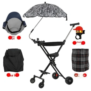Xe đẩy trẻ em nhẹ gập gọn, phù hợp 1‑6 tuổi, du lịch di động, giá ưu đãi 981.400₫ 13 Xe đẩy trẻ em nhẹ gập gọn, phù hợp 1‑6 tuổi, du lịch di động, giá ưu đãi 981.400₫ 13