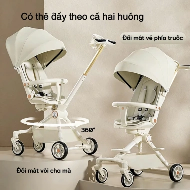 Xe đẩy trẻ sơ sinh gập đôi hai chiều, ngồi và nằm, kèm khay ăn, giảm giá 999k 7 Xe đẩy trẻ sơ sinh gập đôi hai chiều, ngồi và nằm, kèm khay ăn, giảm giá 999k 7