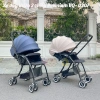 Xe Đẩy Vovo 2 Chiều 3 Tư Thế Mẫu Mới Có Hoả Tốc, Bảo Hành 1 Năm, Tặng Lót và Màn Che, Giá 1.84 Triệu 2