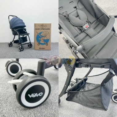 Xe Đẩy Vovo 2 Chiều 3 Tư Thế Mẫu Mới Có Hoả Tốc, Bảo Hành 1 Năm, Tặng Lót và Màn Che, Giá 1.84 Triệu 5 Xe Đẩy Vovo 2 Chiều 3 Tư Thế Mẫu Mới Có Hoả Tốc, Bảo Hành 1 Năm, Tặng Lót và Màn Che, Giá 1.84 Triệu 5