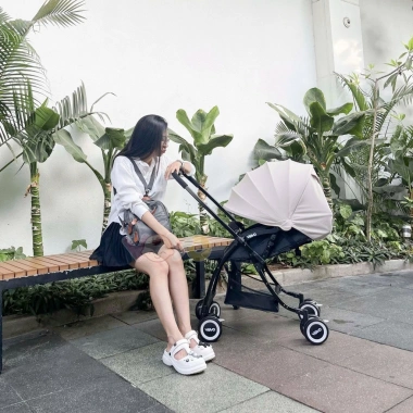 Xe Đẩy Vovo 2 Chiều 3 Tư Thế Mẫu Mới Có Hoả Tốc, Bảo Hành 1 Năm, Tặng Lót và Màn Che, Giá 1.84 Triệu