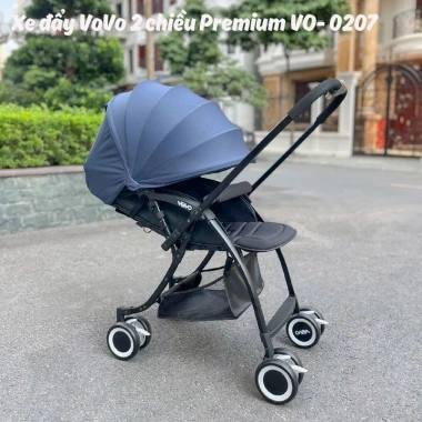 Xe đẩy Vovo 2 chiều Premium VO-207 bản nâng cấp mới, bảo hành chính hãng, giảm còn 2.05 triệu