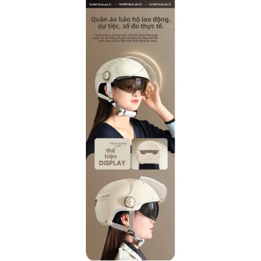 Xe Điện Mùa Hè Unisex Chất Lượng Cao, Mũ Bảo Hiểm, Đa Năng 4 Mùa - 288.750 VND 2