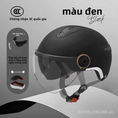 Xe Điện Mùa Hè Unisex Chất Lượng Cao, Mũ Bảo Hiểm, Đa Năng 4 Mùa - 288.750 VND 7