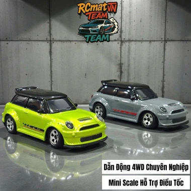 Xe điều khiển Mini Drift City Howheel FQD 1:64 tốc 15km/h có đèn, sạc chỉ 400.000 VND