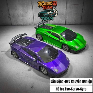 Xe điều khiển Mini Drift City Howheel FQD 1:64 tốc 15km/h có đèn, sạc chỉ 400.000 VND