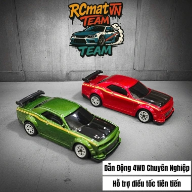 Xe điều khiển Mini Drift City Howheel FQD 1:64 tốc 15km/h có đèn, sạc chỉ 400.000 VND