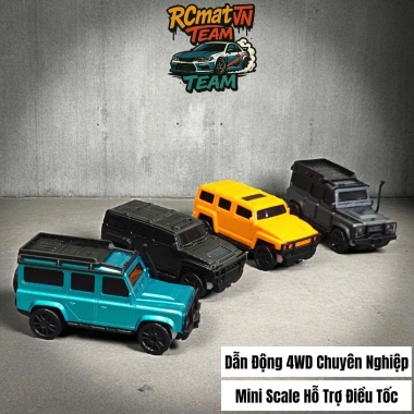 Xe điều khiển Mini Drift City Howheel FQD23 1:64 siêu nhanh 15km/h, đèn LED và sạc, giảm giá 450k 6