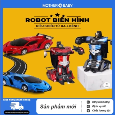 Xe Điều Khiển Từ Xa Biến Hình Robot Đua Bé Trai Giá Ưu Đãi 83.199đ