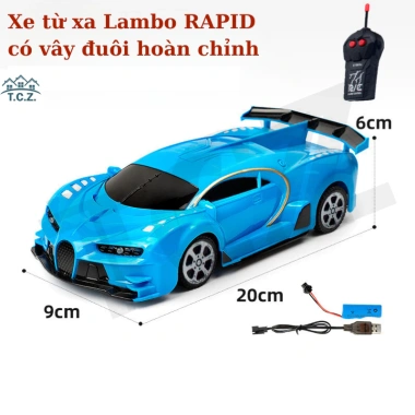 Xe điều khiển từ xa Bugatti - Ô tô pin sạc, xe đua thể thao, đồ chơi bé trai