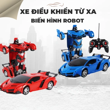 Xe Đồ Chơi Bé Trai Mô Phỏng Xe Hơi Điều Khiển - Xe Đua Biến Hình Giá Chỉ 83.199₫