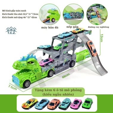 Xe đồ chơi container 3 tầng, kèm xe tải gấp gọn, xe nhỏ - Giá ưu đãi 83.199₫ 5 Xe đồ chơi container 3 tầng, kèm xe tải gấp gọn, xe nhỏ - Giá ưu đãi 83.199₫ 5