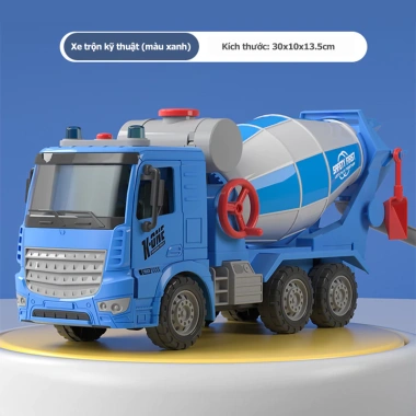 Xe Đồ Chơi Trộn Bê Tông Cho Bé Trai - Xe Công Trình Mini Giá 174.000đ
