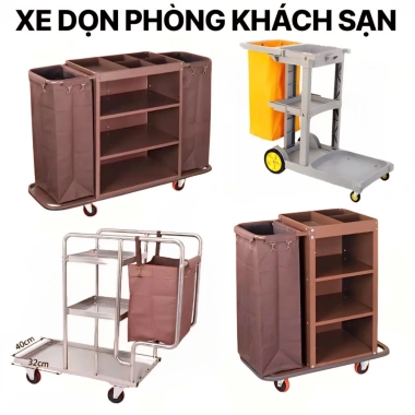 Xe dọn phòng đa năng - Giá chỉ 1.200.000đ, giảm sốc, phù hợp khách sạn, nhà hàng