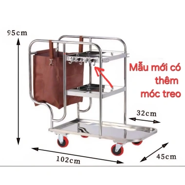 Xe dọn phòng đa năng - Giá chỉ 1.200.000đ, giảm sốc, phù hợp khách sạn, nhà hàng
