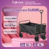 Xe kéo dã ngoại gấp gọn Fujihome chở 100kg, khung thép chịu lực, bánh siêu bền - Dễ dàng cắm trại picnic