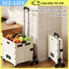 Xe Kéo Đồ Siêu Thị Gấp Gọn, Hình Vali Tiện Lợi, Bánh Xe Leo Cầu Thang 498.000₫