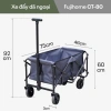Xe kéo gấp gọn FUJIHOME CT-80 80kg - Sức chứa lớn, đa năng, phù hợp cắm trại dã ngoại 3