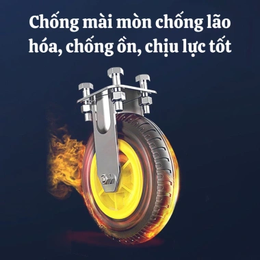 Xe Kéo Hàng 4 Bánh 300‑500KG Gấp Gọn – Xe Đẩy Siêu Thị Chống Ồn 1.110.000₫