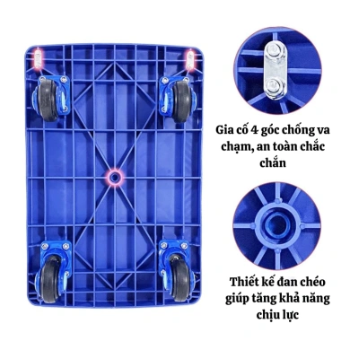 Xe Kéo Hàng 4 Bánh 300‑500KG Gấp Gọn – Xe Đẩy Siêu Thị Chống Ồn 1.110.000₫ 5 Xe Kéo Hàng 4 Bánh 300‑500KG Gấp Gọn – Xe Đẩy Siêu Thị Chống Ồn 1.110.000₫ 5