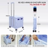 Xe kéo hàng 4 bánh gấp gọn Fujihome - Đa năng 65L, xếp gọn, dùng cho chợ, siêu thị, ô tô - 534.000 VND 5