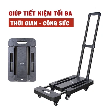 Xe Kéo Hàng Gấp Gọn 200kg Đẩy Nhanh Tiết Kiệm Không Gian Giá 499k
