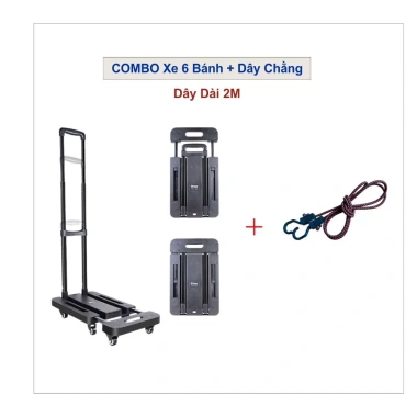 Xe Kéo Hàng Gấp Gọn 200kg Đẩy Nhanh Tiết Kiệm Không Gian Giá 499k 5 Xe Kéo Hàng Gấp Gọn 200kg Đẩy Nhanh Tiết Kiệm Không Gian Giá 499k 5