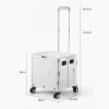 Xe Kéo Hàng Gấp Gọn Siêu Thị Thùng Đựng Bánh Xe, Tay Kéo Điều Chỉnh, Giá 399k 2