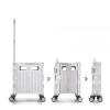Xe Kéo Hàng Gấp Gọn Siêu Thị Thùng Đựng Bánh Xe, Tay Kéo Điều Chỉnh, Giá 399k 3