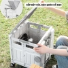 Xe Kéo Hàng Gấp Gọn Siêu Thị Thùng Đựng Bánh Xe, Tay Kéo Điều Chỉnh, Giá 399k 8