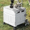 Xe Kéo Hàng Gấp Gọn Siêu Thị Thùng Đựng Bánh Xe, Tay Kéo Điều Chỉnh, Giá 399k 9