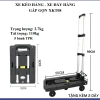 Xe kéo hàng, xe đẩy hàng gấp gọn 5 bánh XKT08, tải 110kg/90kg, giá 575k 2