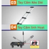 Xe kéo hàng, xe đẩy hàng gấp gọn 5 bánh XKT08, tải 110kg/90kg, giá 575k 3