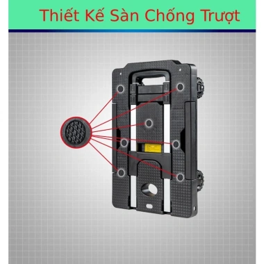 Xe kéo hàng, xe đẩy hàng gấp gọn 5 bánh XKT08, tải 110kg/90kg, giá 575k