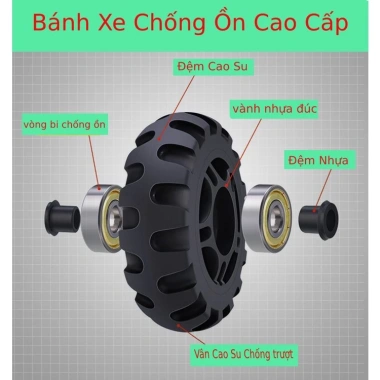Xe kéo hàng, xe đẩy hàng gấp gọn 5 bánh XKT08, tải 110kg/90kg, giá 575k